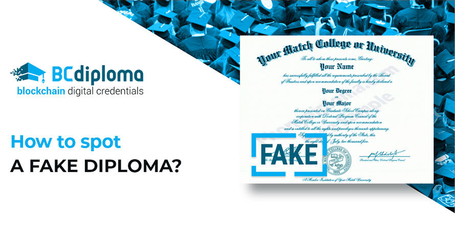 How to spot a fake diploma?