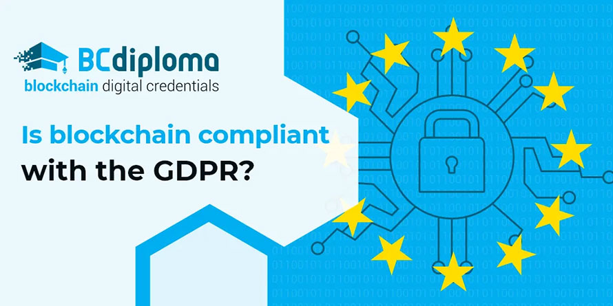 Is blockchain compliant with the GDPR ?