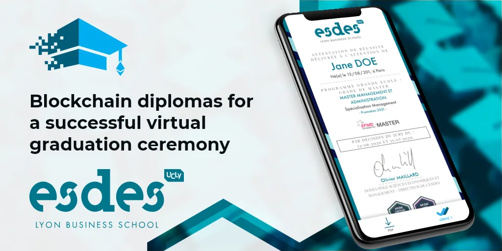Blockchain diplomas for a successful virtual graduation ceremony