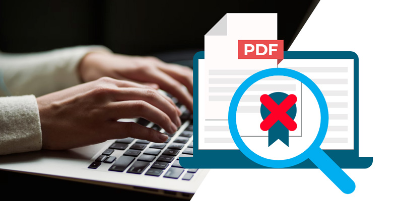 Why are PDFs not considered digital credentials?