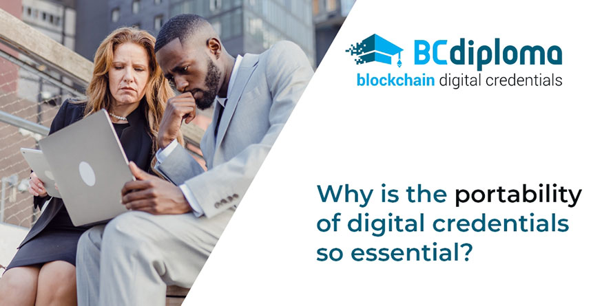 Why is the portability of digital credentials so essential?