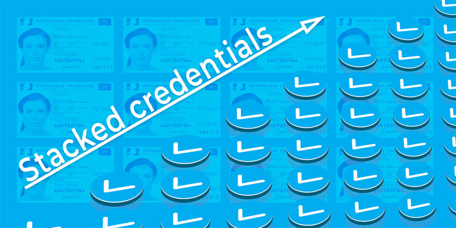 What are stacked credentials?