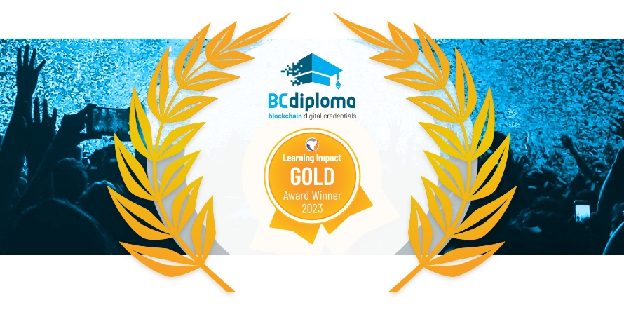 BCdiploma wins Gold Award at Learning Impact 2023