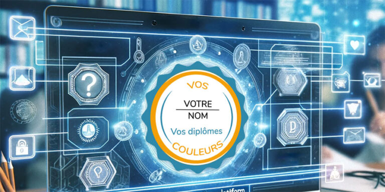 Qu’est ce qu’une plateforme d’émission de certificats, diplômes, titres ou badges numériques “100% en marque blanche” ?