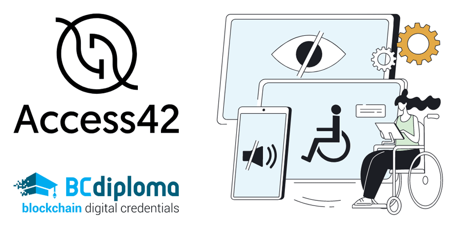 Un partenariat pour l&#8217;innovation accessible : BCdiploma et Access42