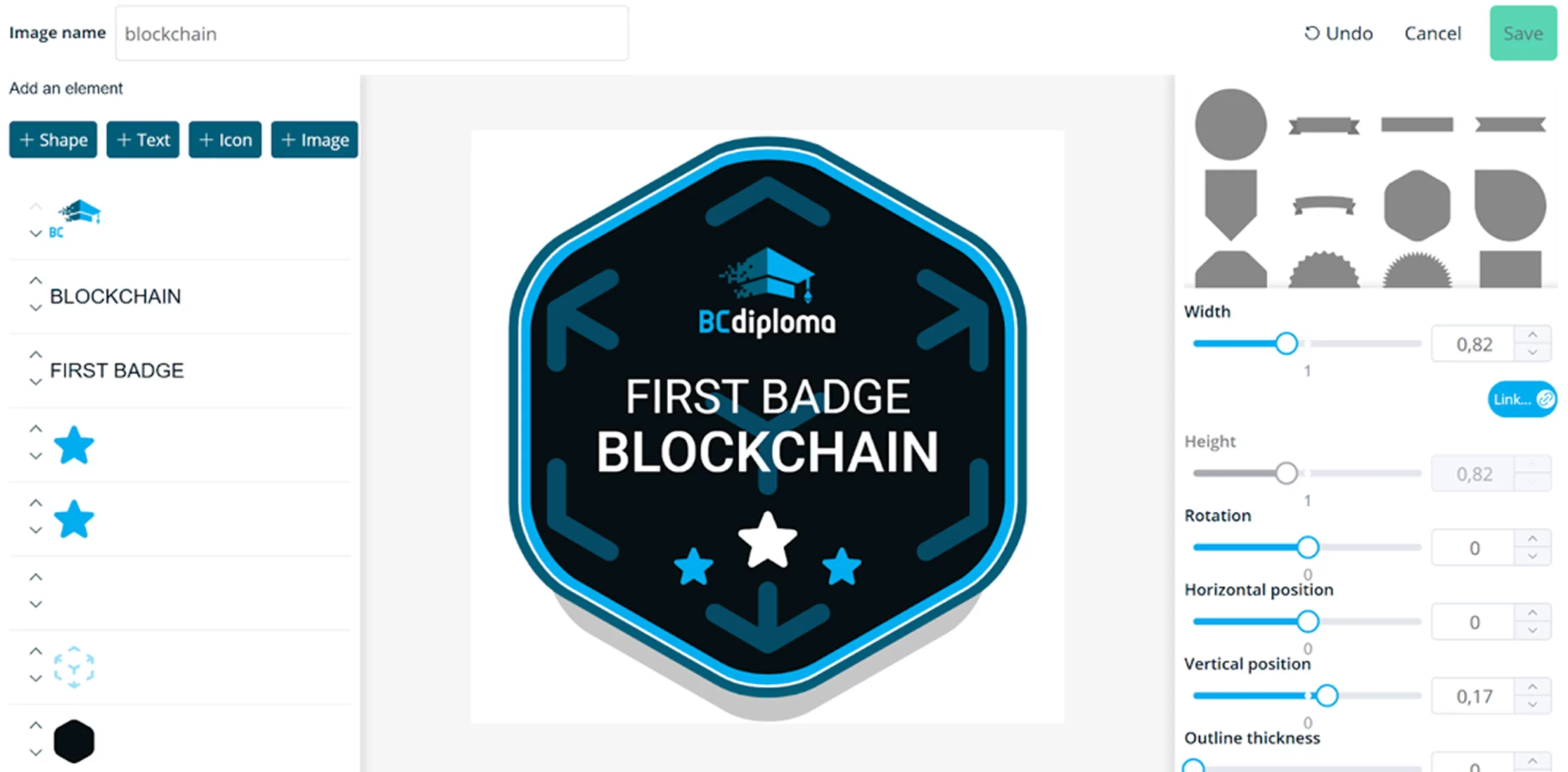 Guidelines for creating a digital badge