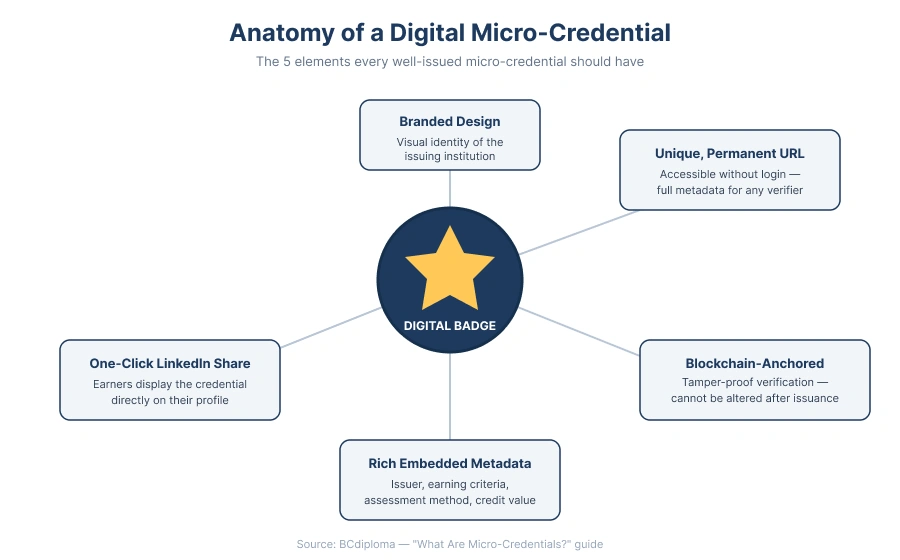 The 5 elements every well-issued micro-credential should have