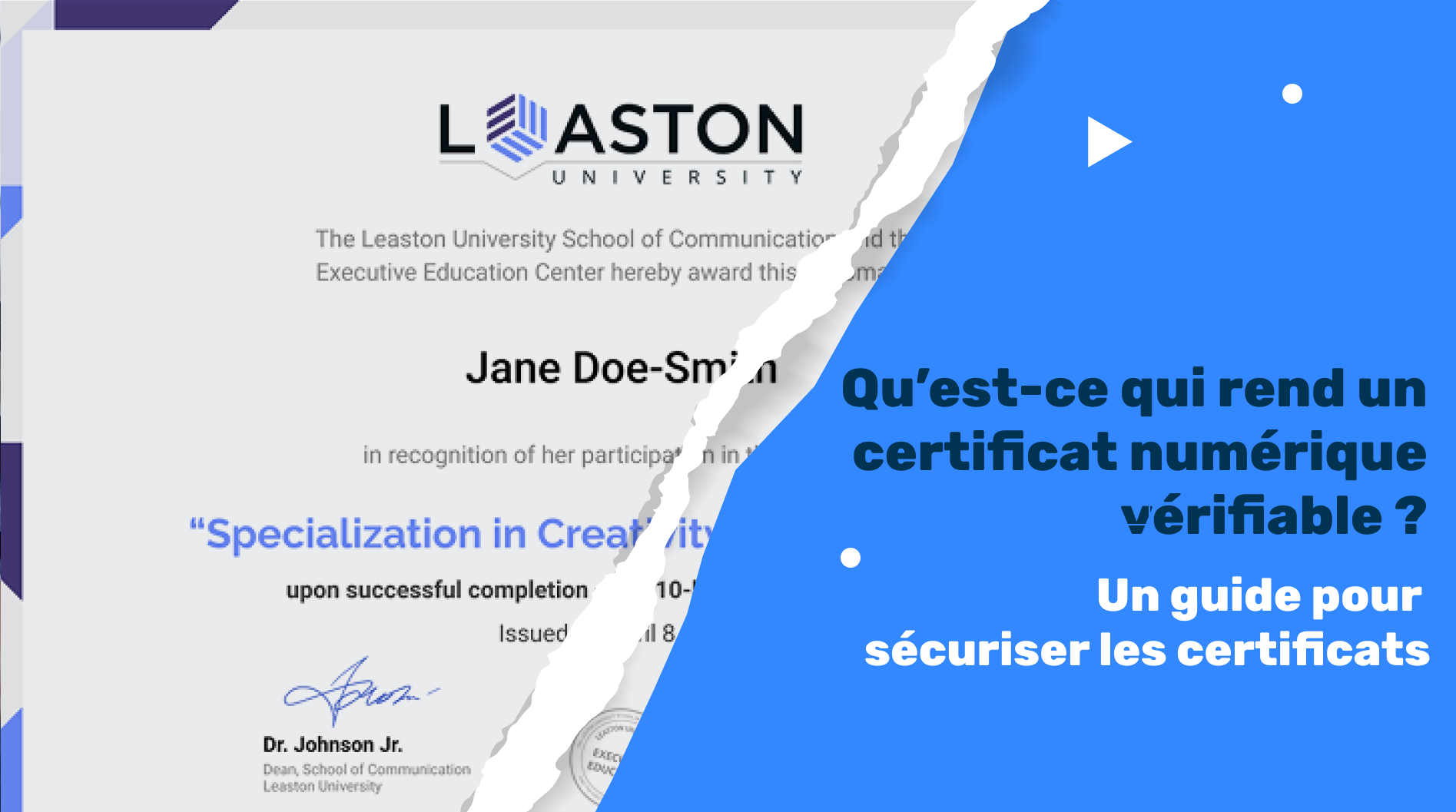 Qu’est-ce qui rend un certificat numérique vérifiable ?