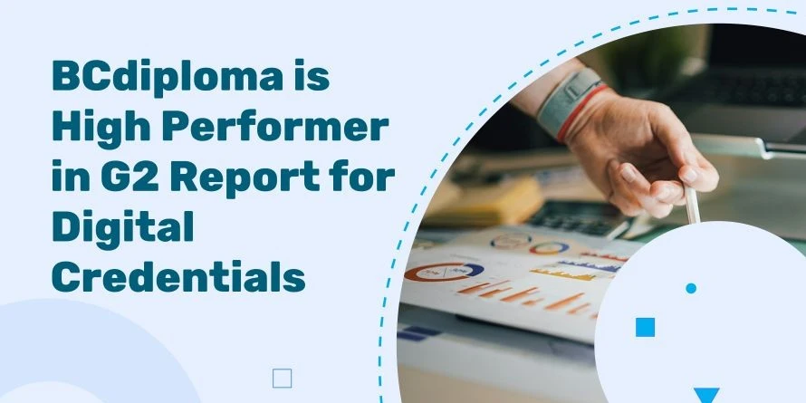 BCdiploma Achieves High Performer in G2’s Grid® Report for Digital Credential Management in 2026